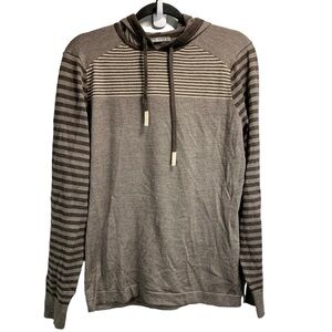 Smartwool Merino Wool Stripe Pullover Hoodie Sweater